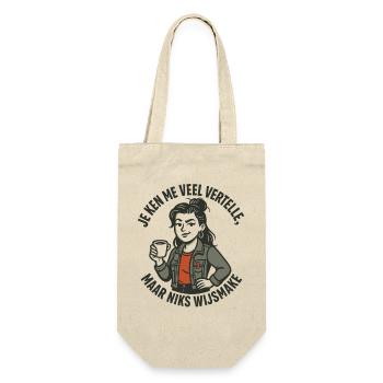 You know me a lot, but don't fool me - Gift Bag for Bottles - nature - Front