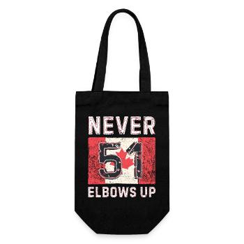 Ellbogen hoch Kanada Protest T-Shirt - Geschenkbeutel für Flaschen - Schwarz - Vorne