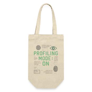 Profiling Mode: ON – True Crime & Mindhunter Shirt - Gift Bag for Bottles - nature - Front