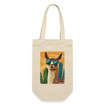 lama - Sac à bouteille - nature - Devant