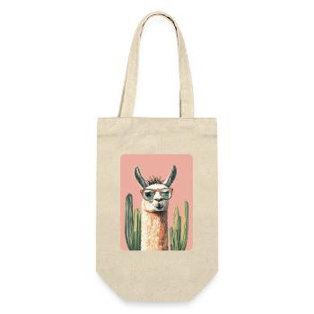 lama - Sac à bouteille - nature - Devant