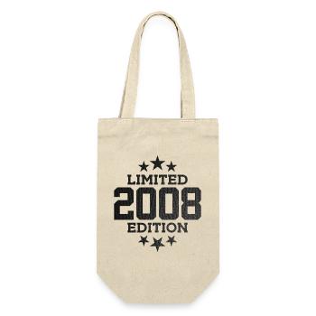 LIMITED EDITION 2008 18TH BIRTHDAY - Gift Bag for Bottles - nature - Front