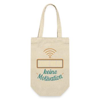 No motivation without Wi-Fi - Gift Bag for Bottles - nature - Front
