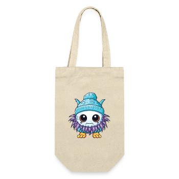 Winter Eskimo Baby Winterlich - Geschenkbeutel für Flaschen - Natur - Vorne