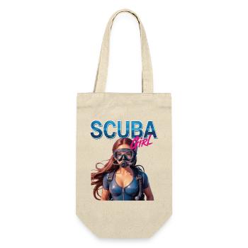 Scuba Girl Diver Design - Sac à bouteille - nature - Devant