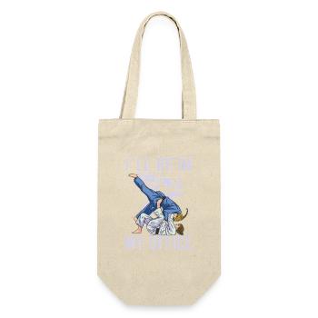 MMA BJJ jiu jitsu Jiu Jitsu brésilien vintage - Sac à bouteille - nature - Devant