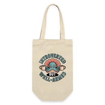 Funny animal humor – squid - Gift Bag for Bottles - nature - Front