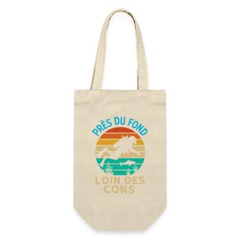 Près du fond loin des cons Humour plongée - Sac à bouteille - nature - Devant