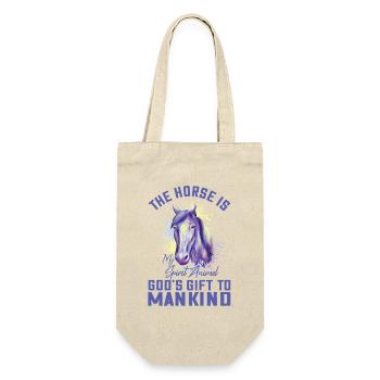Fan Design d’amateur de chevaux - My Spirit Animal - Sac à bouteille - nature - Devant
