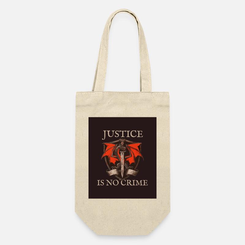 La justice n’est pas un crime - Sac à bouteille - nature