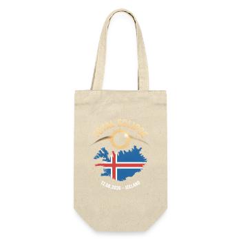 Total Solar Eclipse Iceland 2026 - Gift Bag for Bottles - nature - Front