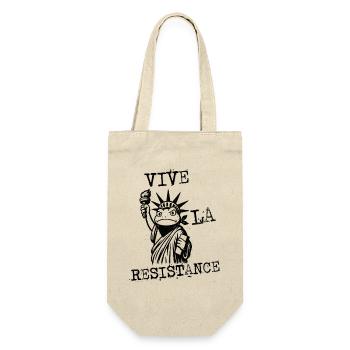 Liberty Figure Mask Cartoon - Gift Bag for Bottles - nature - Front
