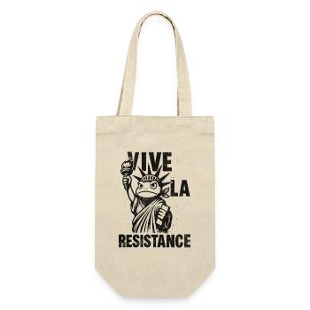 Vive La Resistance Silhouette Tee - Gift Bag for Bottles - nature - Front
