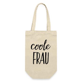 Cool woman - Gift Bag for Bottles - nature - Front