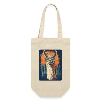 lama - Sac à bouteille - nature - Devant