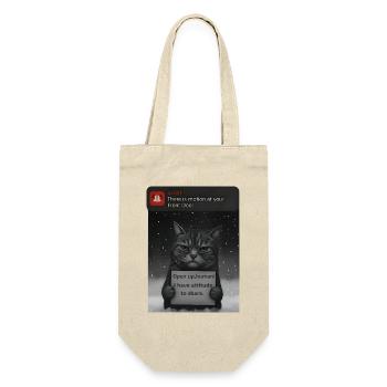 Cat has a message for you - Funnier - Gift Bag for Bottles - nature - Front