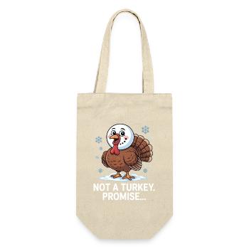 No turkey for dinner - Gift Bag for Bottles - nature - Front