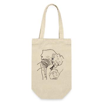 Elephant found Thailand - Gift Bag for Bottles - nature - Front