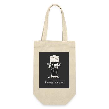 Hello Darkness – Therapy in a Glass - Gift Bag for Bottles - nature - Front