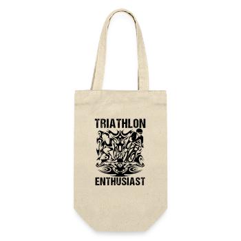 Triathlon Natation Cyclisme Course à pied Sports vintage - Sac à bouteille - nature - Devant
