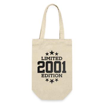 LIMITED EDITION 2001 25TH BIRTHDAY - Gift Bag for Bottles - nature - Front