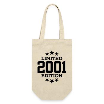LIMITED EDITION 2001 25TH BIRTHDAY - Gift Bag for Bottles - nature - Front
