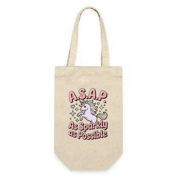 Unicorn ASAP Glossy - Gift Bag for Bottles - nature - Front