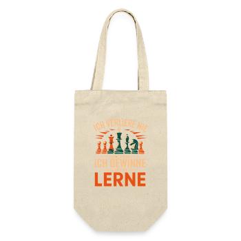  Ich Verliere Nie Entweder Ich Gewinne Oder Ich - Geschenkbeutel für Flaschen - Natur - Vorne