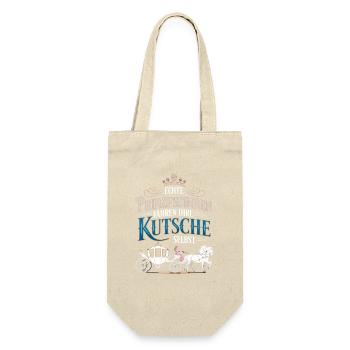 Real princesses drive their own carriage - Gift Bag for Bottles - nature - Front