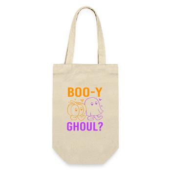 Halloween Gender Reveal - Gift Bag for Bottles - nature - Front