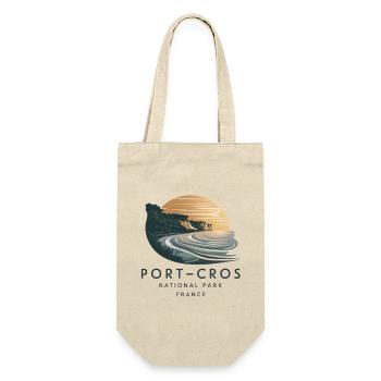 Port-Cros National Nature Park Mediterranean Island - Gift Bag for Bottles - nature - Front