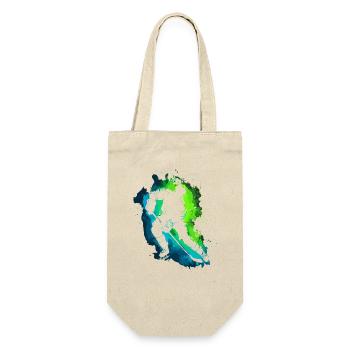 Eishockey Eishockeyspieler Mann - Gift Bag for Bottles - nature - Front
