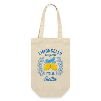 Limoncello Sicile Italie Souvenir de vacances - Sac à bouteille - nature - Devant