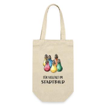 For diversity in the cityscape - Gift Bag for Bottles - nature - Front
