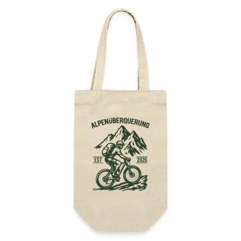 Crossing the Alps EST 2026 - Bicycle - Gift Bag for Bottles - nature - Front