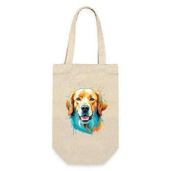 Portrait coloré de chien Popart - Sac à bouteille - nature - Devant