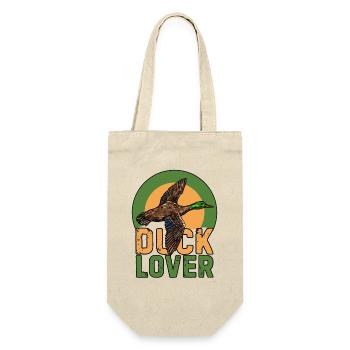Amoureux des canards : Vert colvert volant Graphique - Sac à bouteille - nature - Devant