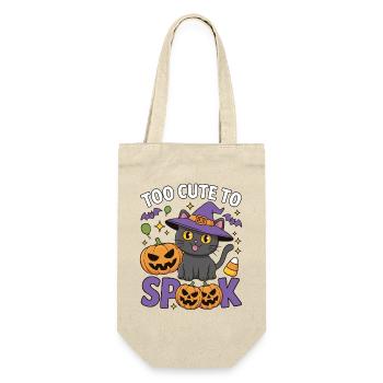 Too Cute to Spook - Cute Witch Cat - Gift Bag for Bottles - nature - Front