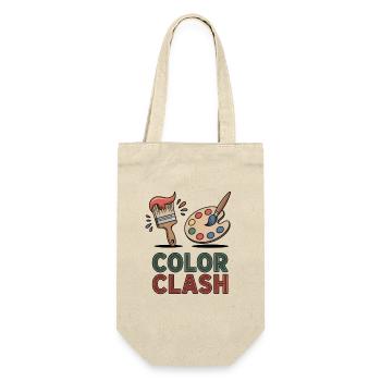 Color Clash – Bold Palette for Creative Souls - Gift Bag for Bottles - nature - Front