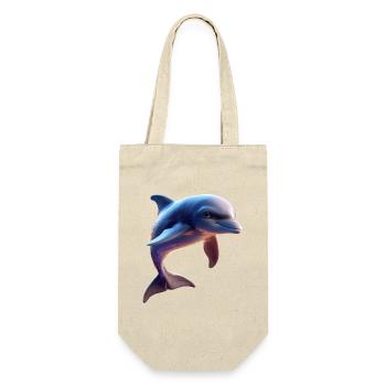 Dolphin Diver Dolphins Ocean Cute Dolphins Dolphin - Gift Bag for Bottles - nature - Front