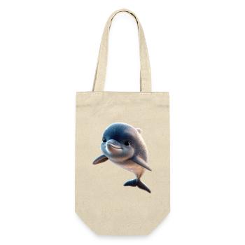 Dolphin Diver Dolphins Ocean Cute Dolphins Dolphin - Gift Bag for Bottles - nature - Front