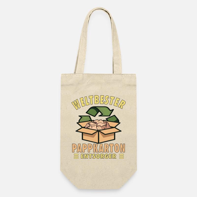 CARDBOARD BOX - Gift Bag for Bottles - nature