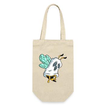 Geisterbiene Illustration - Geschenkbeutel für Flaschen - Natur - Vorne
