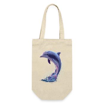 Dolphin Diver Dolphins Ocean Cute Dolphins Dolphin - Gift Bag for Bottles - nature - Front