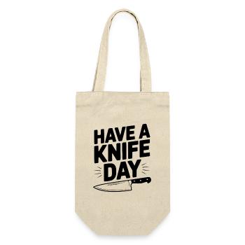 Have a Knife Day - Gift Bag for Bottles - nature - Front