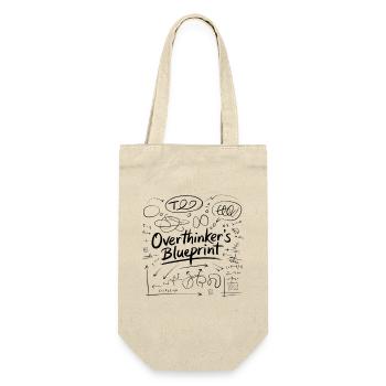 Chaotic sketch – thoughts in chaos - Gift Bag for Bottles - nature - Front