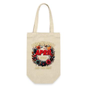 CONGRATULATIONS APRIL - Gift Bag for Bottles - nature - Front