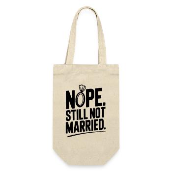 Nope Still Not Married - Gift Bag for Bottles - nature - Front