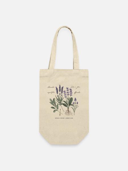 Botanische Heilkräuter - Geschenkbeutel für Flaschen - Natur