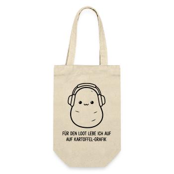 Gamer Potato | Funny saying for gamers - Gift Bag for Bottles - nature - Front